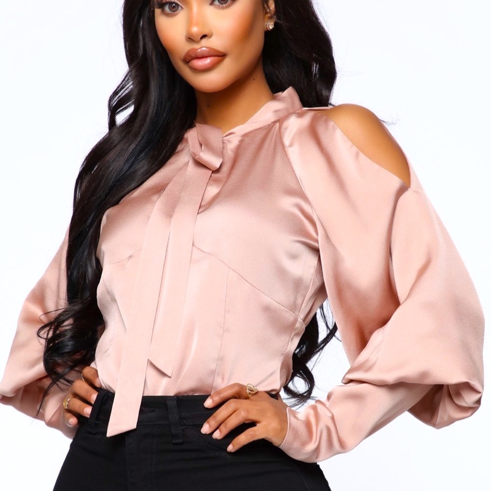 Mocha Pink Blouse.